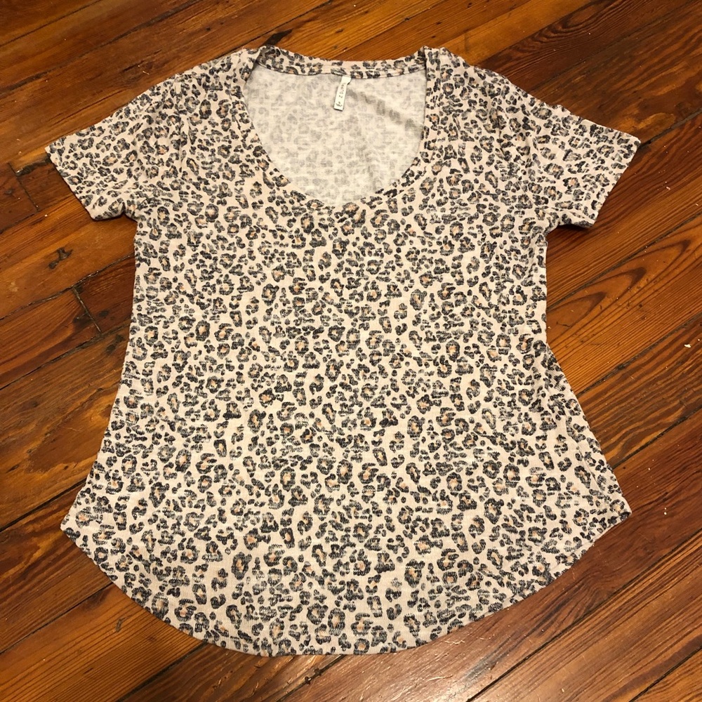 Z Supply Cheetah Print T-shirt